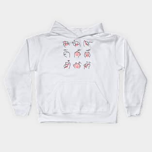 Happy Cat Day! Kids Hoodie